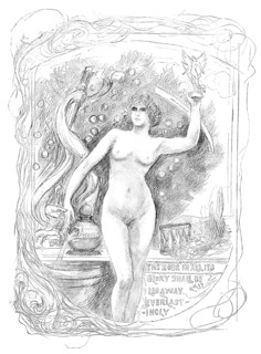 First sketch for the enamel 'The Hour in All Its Glory Shall Be Led Away Everlastingly', 1899. Artist: Unknown