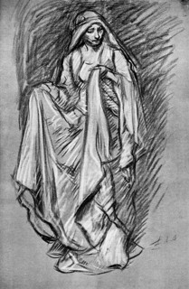 Sketch of Regan, from King Lear, 1899. Artist: Unknown