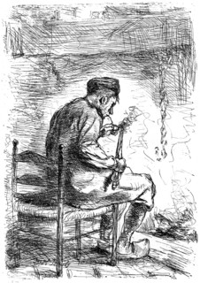 'The Smoker', c1880-1882. Artist: Jozef Israels