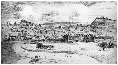 General View of Edinburgh, from Arthur's Seat, 1900. Artist: Unknown
