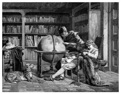 'The Professor and His Pupil', 1882. Artist: Unknown