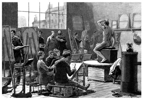 'The Model', 1882. Artist: Unknown