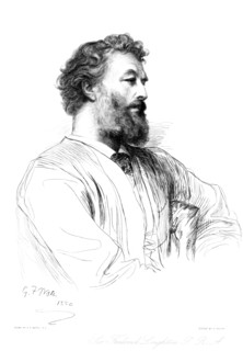 Sir Frederic Leighton, British artist, c1880-1882..Artist: Paul Adolphe Rajon