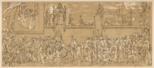 'Cimabue's Celebrated Madonna is carried in Procession...', 1853-1855 (c1880-1882). Artist: Unknown