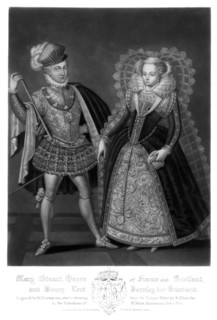 'Mary Stuart, Queen of France and Scotland, and Henry Lord Darnley, Her Husband', (1816).Artist: Robert Dunkarton