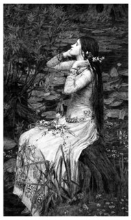 'Ophelia', 1895.Artist: James Dobie