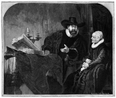'Renier Ansloo and his Mother', 1895.Artist: Adolf Closs