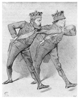 'The Political Pas de Deux', 1878 (1895). Artist: Unknown