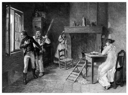 'An Incident in the White Terror, 1815', 1895. Artist: Unknown
