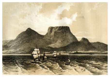 Table Mountain, Cape of Good Hope, South Africa, 1883. Artist: Unknown