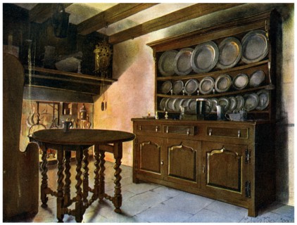 Oak Welsh dresser, 1910.Artist: Edwin Foley