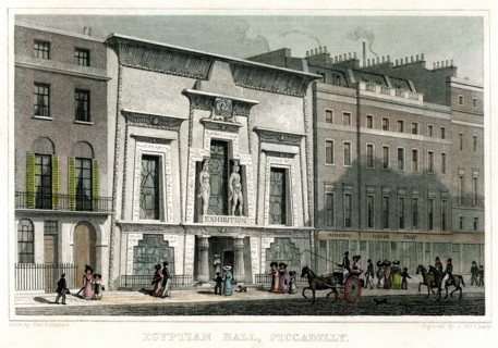 Egyptian Hall, Piccadilly, London, 1828.Artist: A McClatchie