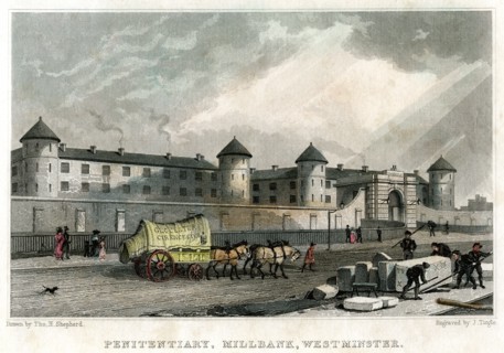 Penitentiary, Millbank, Westminster, London, 1829.Artist: J Tingle