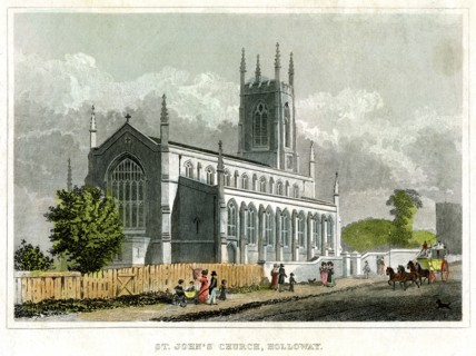 St John's Church, Holloway, Islington, London. Artist: Unknown