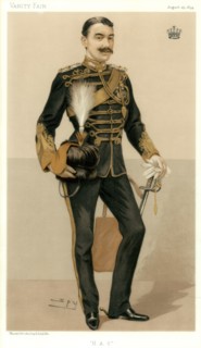 'H A C', the Earl of Denbigh, 1894.Artist: Spy