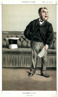 'Little Ben', George Cavendish-Bentinck, British politician, 1871.Artist: Coide