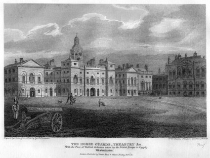 Horse Guards, Westminster, London, 1810.Artist: G Cooke