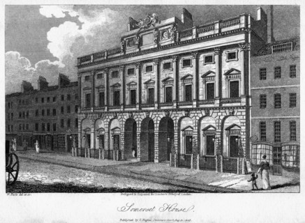 Somerset House, Westminster, London, 1805.Artist: W Poole