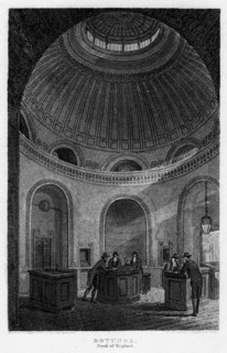Rotunda, Bank of England, City of London, 1816.Artist: Matthews