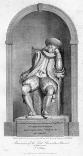 Monument of Sir Francis Bacon, St Michael's Church, St Albans, Hertfordshire, 1806.Artist: G Cooke