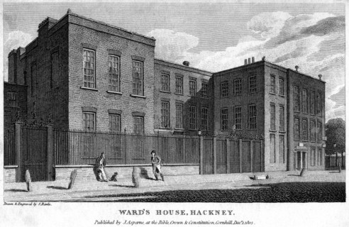 Ward's House, Hackney, London, 1805.Artist: Samuel Rawle