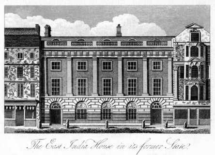 'The East India House in its Former State', London, early 19th century. Artist: Unknown