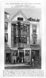 The Residence of Sir Paul Pindar, Bishopsgate, City of London. Artist: Unknown
