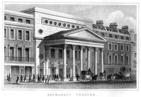 Haymarket Theatre, Westminster, London, 19th century. Artist: Unknown