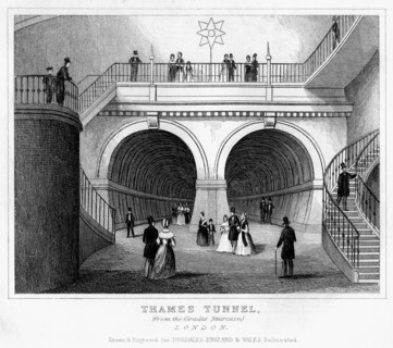 Thames Tunnel, London, 19th century. Artist: Unknown