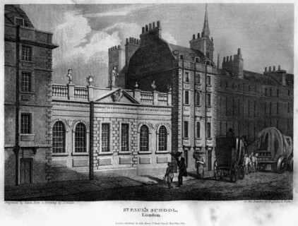 St Paul's School, City of London, 1814.Artist: Owen