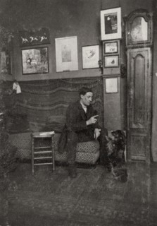 Francisque Poulbot, French cartoonist and illustrator, 1909. Artist: Unknown