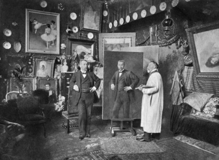 French artist Louis-Robert Carrier-Belleuse painting Doctor Boyen, 1906. Artist: Unknown