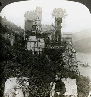 Castle Rheinstein, near Bingen, Germany.Artist: Underwood & Underwood