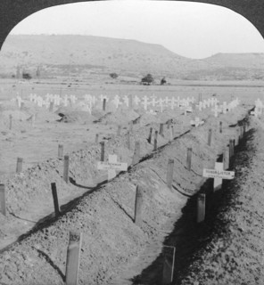 Intombi Cemetery, Ladysmith, Natal, South Africa.Artist: Excelsior Stereoscopic Tours