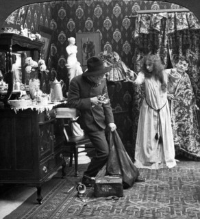 'Keep Him Covered Mary, I'll Call the Police'.Artist: American Stereoscopic Company