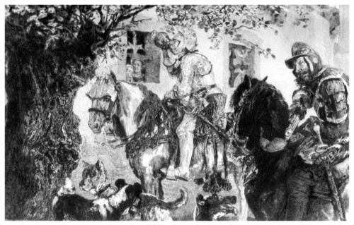 'The Thirsty Cavalier', c1880-1882.Artist: CL Courtry