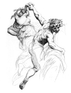 Study for 'The Triumph of Flora', c1880-1882.Artist: Alexandre Cabanel
