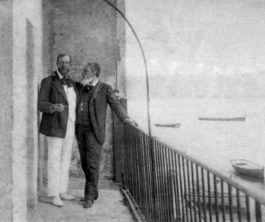 Paul Deroulede, French author and politician and Jean Mounet-Sully, French actor, 1899. Artist: Unknown