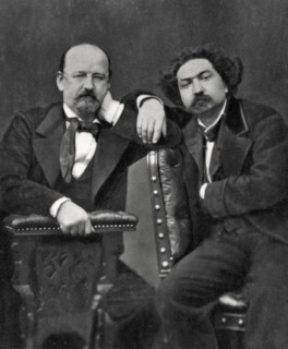 Emile Erckmann and Alexandre Chatrian, French writers, 1887. Artist: Unknown