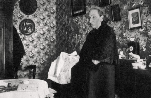 Louise Michel, French schoolteacher, medical worker and anarchist, 1899. Artist: Unknown