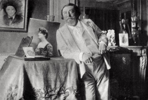 Catulle Mendes, French poet and man of letters, 1906. Artist: Unknown