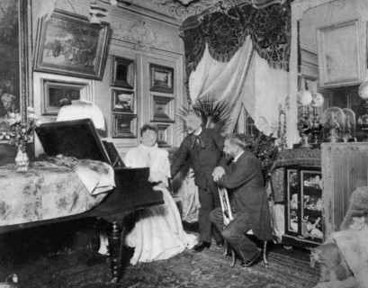 Stephane Mallarme, French poet and critic, c1890s. Artist: Unknown