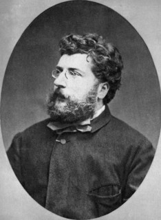 Georges Bizet, French composer, 1874. Artist: Unknown
