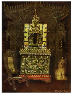 Asian furniture, 1911-1912.Artist: Edwin Foley