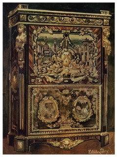 Upright secretaire, 1911-1912.Artist: Edwin Foley