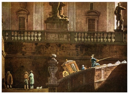 A coach in Rome, 18th century (1956). Artist: Unknown