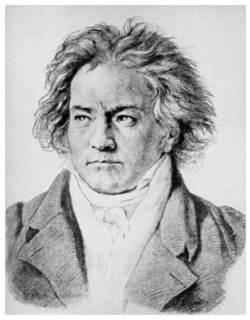 Ludwig von Beethoven, German composer, c1818-1822 (1956). Artist: Unknown