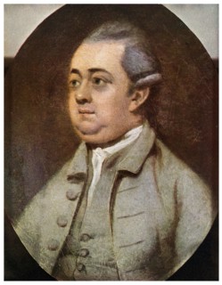 Edward Gibbon, British historian, 1773 (1956). Artist: Unknown
