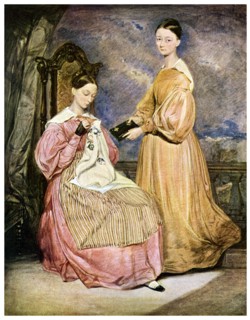 Florence Nightingale, British nurse and hospital reformer, c1836 (1956). Artist: William White.