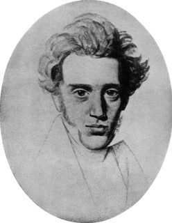 Soren Kierkegaard, Danish philosopher and theologian, c1840 (1956). Artist: Unknown